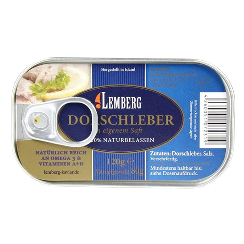 Печінка тріски Lemberg Dorschleber 120 г