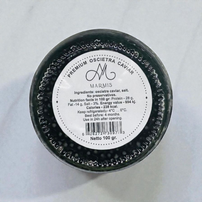 Икра каспийского осетра 100 г Marmis Iranian Caviar