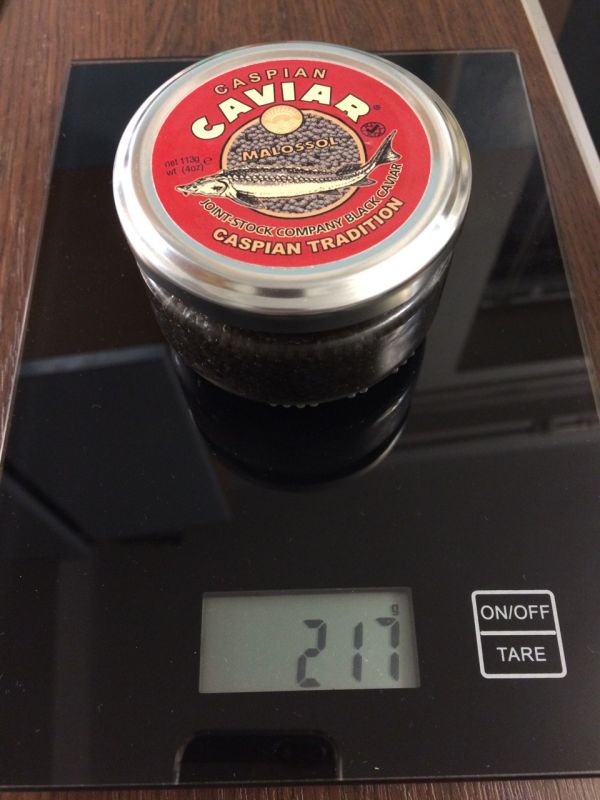 Ікра каспійського осетра 113 г Caspian Caviar (подарункова)